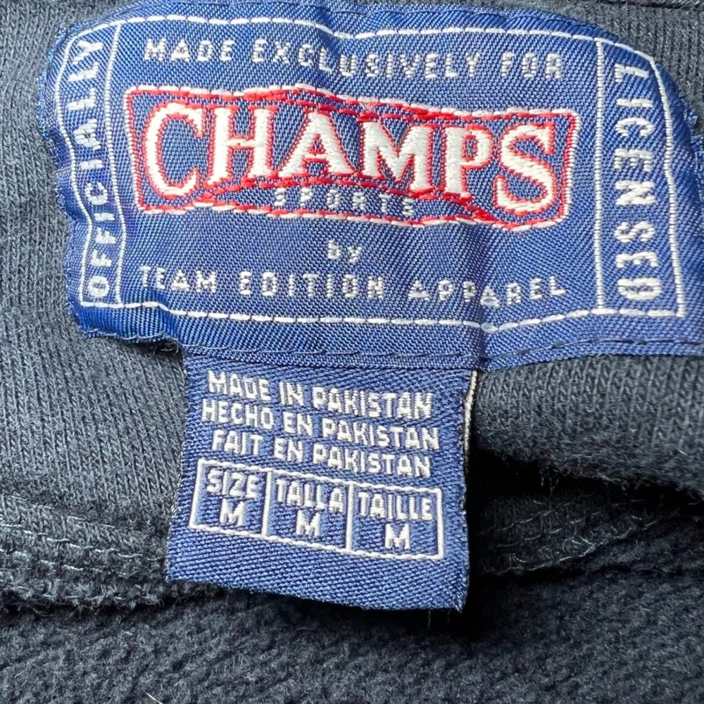 Vintage Notre Dame Mens Size Medium Fighting Irish Sweatshirt Navy Blue NCAA - Picture 4 of 12